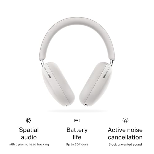 Sonos Ace - White - Wireless Over Ear Headphones with Noise Cancellation
